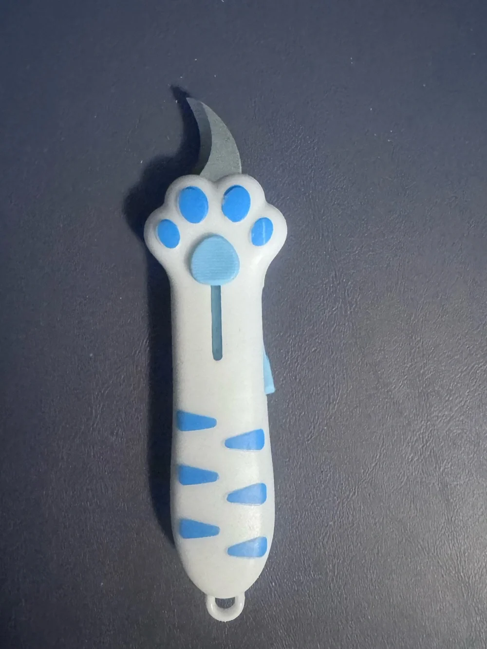 Blue & White Cat Paw Box Opener